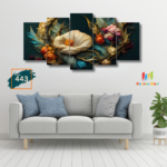 Wall Canvas Split Canvas Premium Canvas Islamic Canvas Flower Canvas